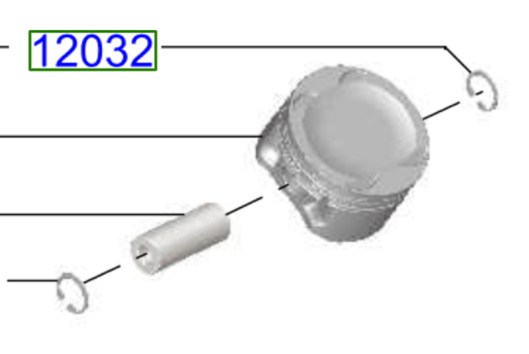 PISTON WITH PIN